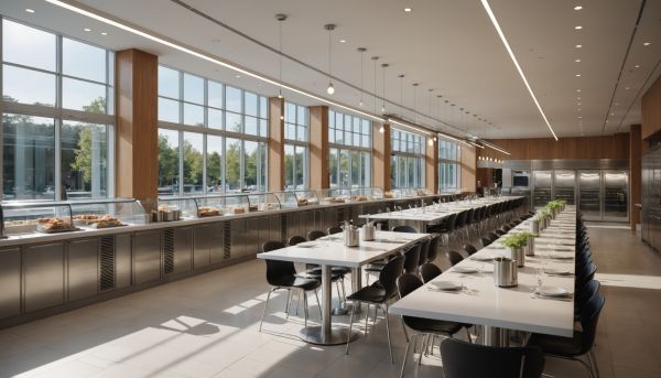 Cantine d'entreprise et plateaux repas