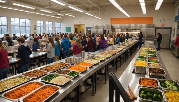 Cantine scolaire et menus équilibrés