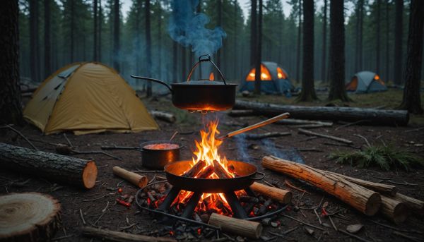 Comment se restaurer facilement en plein camping ?