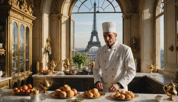 Quel chef officie dans ce palace parisien ?