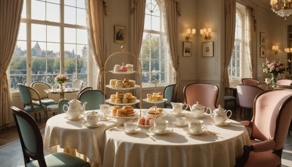 Salon de thé et gourmandises sucrées