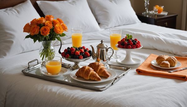Service en chambre et brunch hôtelier