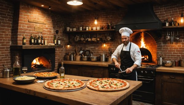 Snack bar et pizzas au feu