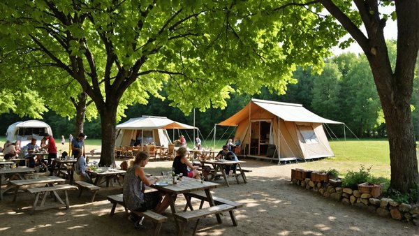 Les meilleurs restaurants de camping en France pour des vacances gourmandes