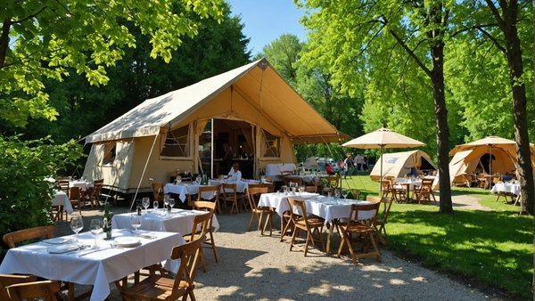 Meilleurs restaurants de camping en France pour une expérience culinaire unique